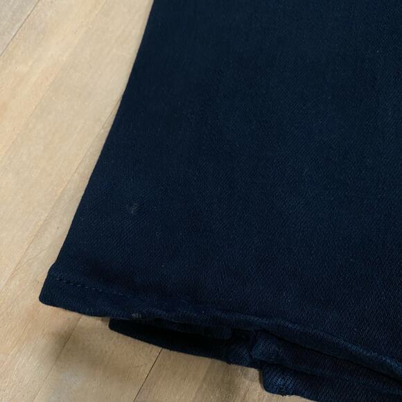 Pistola Teagan High Rise Twisted Jeans Womens Sz 27 Vinyl Black Slim Straight - Picture 8 of 12